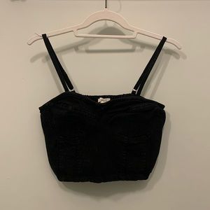 M Black Corset Top